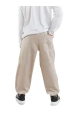 Boys' Beige Gabardine Trousers