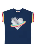 Cosmic Love Kız Çocuk T-Shirt Tayt Takım