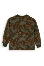 Skateboard Dino Boy's Romantic Sweater