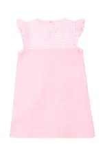Winged Unicorn Plaid Girl's Pink Dress