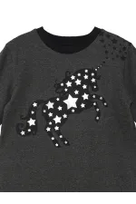 Robe fille Licorne Étoilée Anthracite