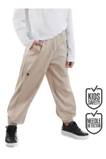 Boys' Beige Gabardine Trousers