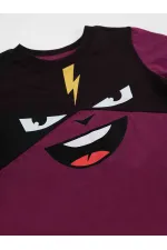 Şimşek Maske Erkek Çocuk T-shirt Pantolon Takım
