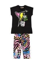 Ensemble tunique et legging pour filles Good Vibes