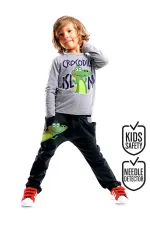 Timsah Adası Erkek Çocuk T-shirt Pantolon Takım