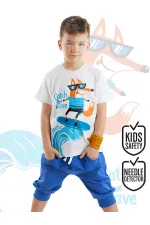 Surf Fox Boys' T-shirt and Capri Shorts Set