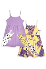 Ensemble robe deux pièces pour fille « Chats malicieux »