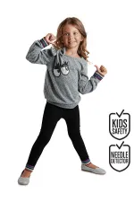 Gözler Kız Çocuk Triko Kazak Tayt Takım