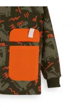 Skateboard Dino Boy's Romantic Sweater