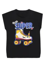 Unicorn Skateboarding Girl's T-shirt and Shorts Set