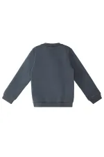 Ensemble de survêtement gris foncé uni pour garçon