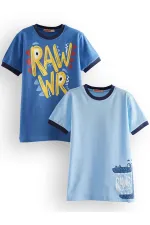 Rawr Erkek Çocuk 2'li Paket T-shirt