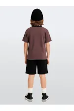 Smile Erkek Çocuk T-shirt Şort Takım