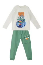 Canavar Kamyon Erkek Çocuk T-shirt Pantolon Takım