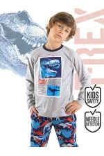 T-rex Info Erkek Çocuk T-shirt Pantolon Takım