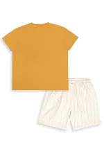 Ensemble t-shirt et short « Je peux » pour garçon