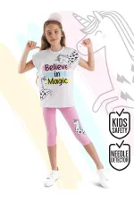 Ensemble T-shirt et legging Believe in Magic Girls