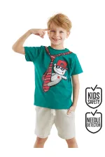Kravat Koala Erkek Çocuk T-shirt Şort Takım