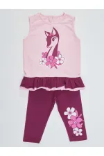 Seylan Kız Çocuk Tunik Tayt Takım