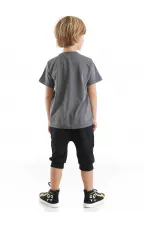 Summer Fun Erkek Çocuk T-shirt Kapri Şort Takım