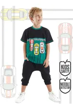 Finish Erkek Çocuk T-shirt Kapri Şort Takım