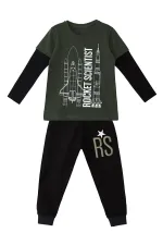 RS Erkek Çocuk Tshirt Pantolon Takım RS Erkek Çocuk Tshirt Pantolon Takım