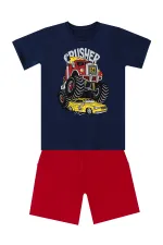 Crusher Erkek Çocuk T-shirt Şort Takım