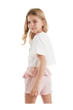 Twin Deer Girls' T-shirt and Shorts Set