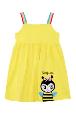 Robe jaune Bee Happy pour fille