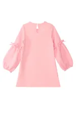 Sevimli Arkadaşlar Kız Çocuk Dokuma Elbise