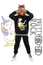 Rock Unicorn Kız Çocuk Eşofman Takım Rock Unicorn Kız Çocuk Eşofman Takım