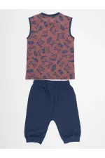 Sea T-shirt Erkek Çocuk T-shirt Kapri Şort Takım