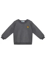 Kedi Erkek Bebek Koyu Gri Eşofman Takım