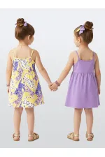 Ensemble robe deux pièces pour fille « Chats malicieux »