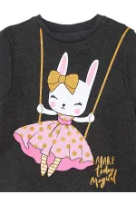 Robe de fille lapin pailletée