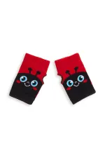 Gants de fille coccinelle