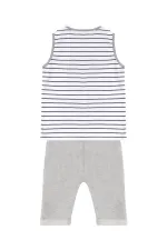 İnşaat Aracı Erkek Çocuk T-shirt Kapri Şort Takım