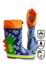 Colorful Dinosaur Boys' Rain Boots