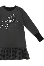 Robe fille Licorne Étoilée Anthracite