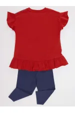 Naughty Cat Girl T-shirt and Leggings Set