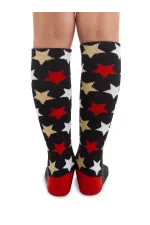 Glittery Cat Girl's Socks