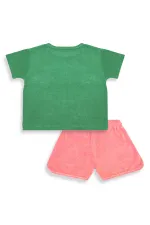 Unicorn Kız Çocuk Havlu Şort T-shirt Takım