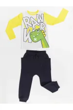 Rawr Dino Erkek Çocuk T-shirt Pantolon Takım