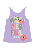 Harika Kedi Kız Çocuk Tunik Tayt Takım