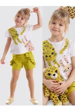 Mischievous Cats Girls' T-shirt and Shorts Set