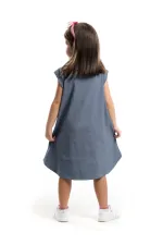 Robe rose girafe pour fille + bandeau