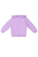 Zebra Kız Bebek Lila Sweat