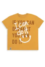 Ensemble t-shirt et short « Je peux » pour garçon