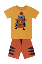 Super Tiger Erkek Çocuk T-shirt Şort Takım