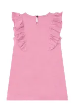 Panda Fırfır Detaylı Kız Çocuk Elbise